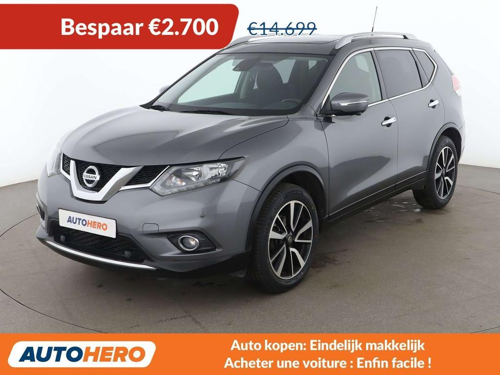 Nissan X-Trail 1.6 dCi Tekna 4x4 (bj 2015), Auto's, Navigatiesysteem, Euro 5, Stof, Zwart