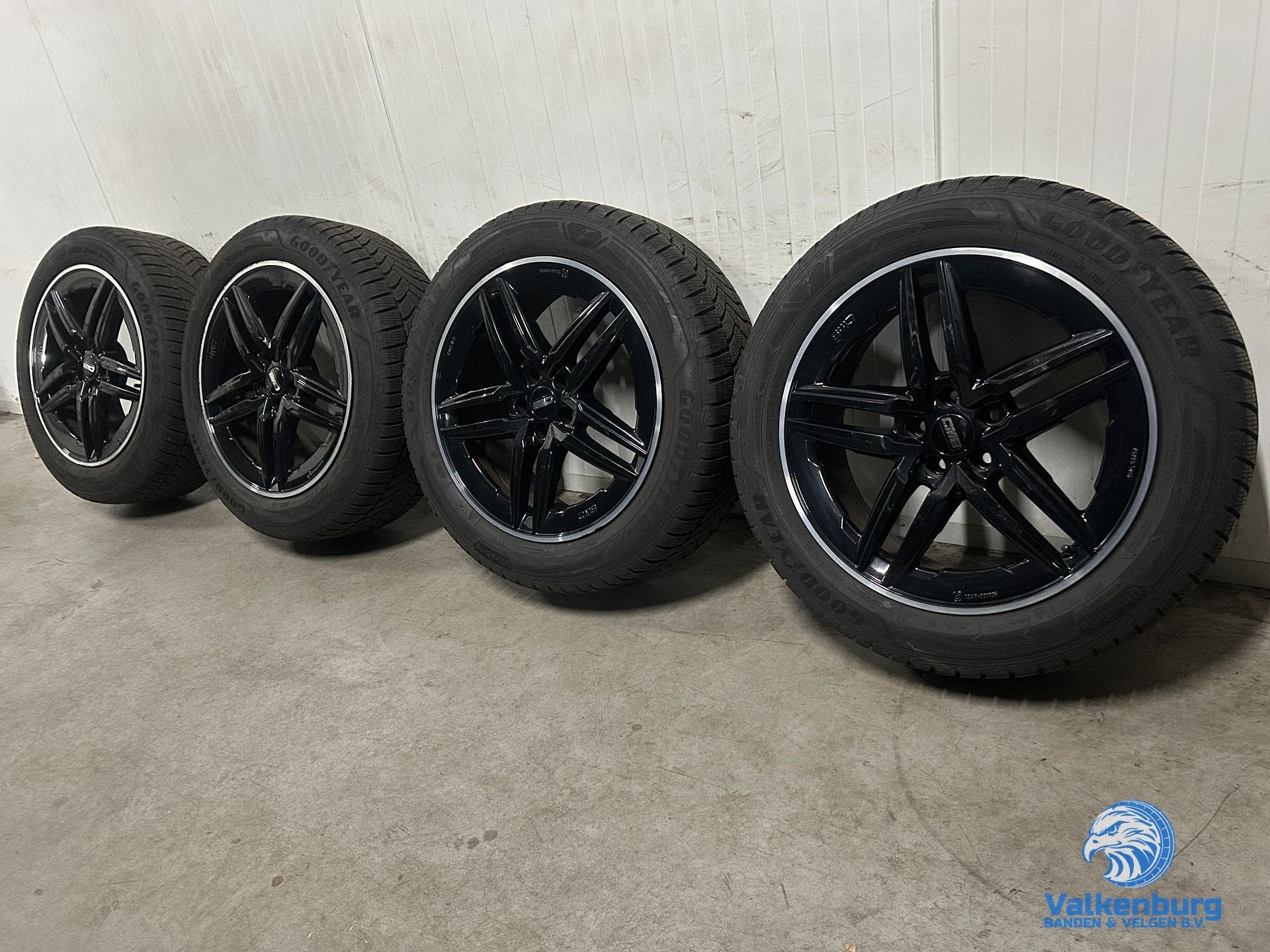 7-8mm! Lynk & Co Volvo XC60 XC90 19 inch zwarte velgen 5x108, Auto-onderdelen, 19 inch, Gebruikt, -, -