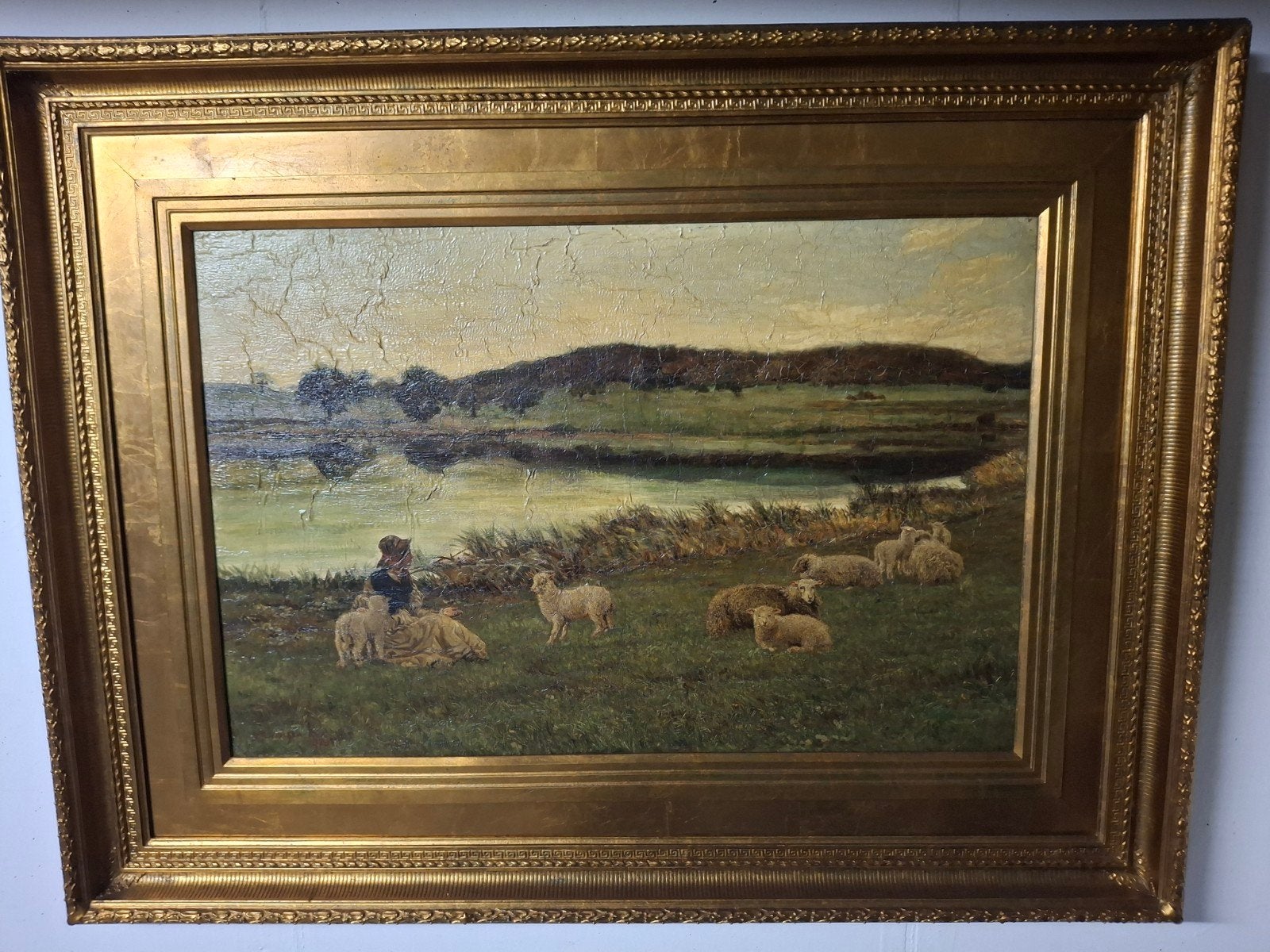 Groot schilderij Walker 1887, Ophalen
