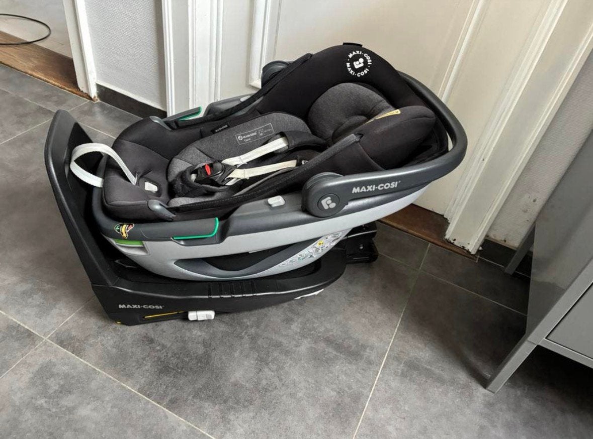 Maxi Cosi FamilyFix3 + Maxi Cosi Corail, Enlèvement, Utilisé, Maxi-Cosi, Isofix