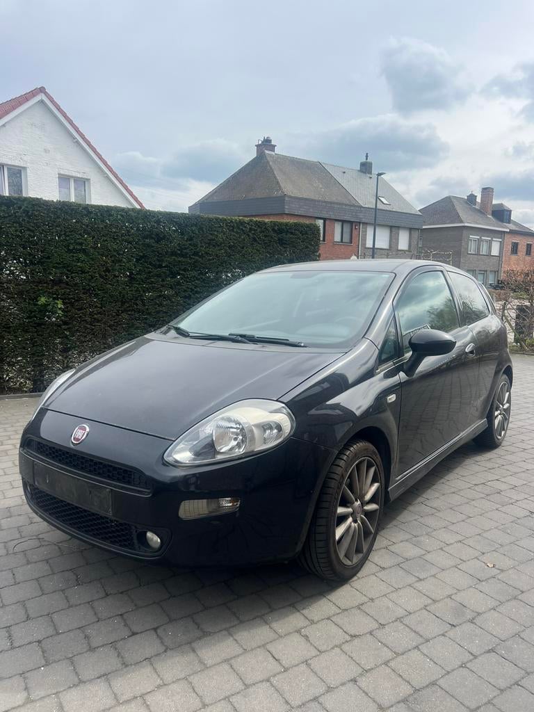 Fiat Punto 1.2i Benzine | AC Elektr ramen | 2014 | Gekeurd, Stof, Zwart, Punto, Stadsauto