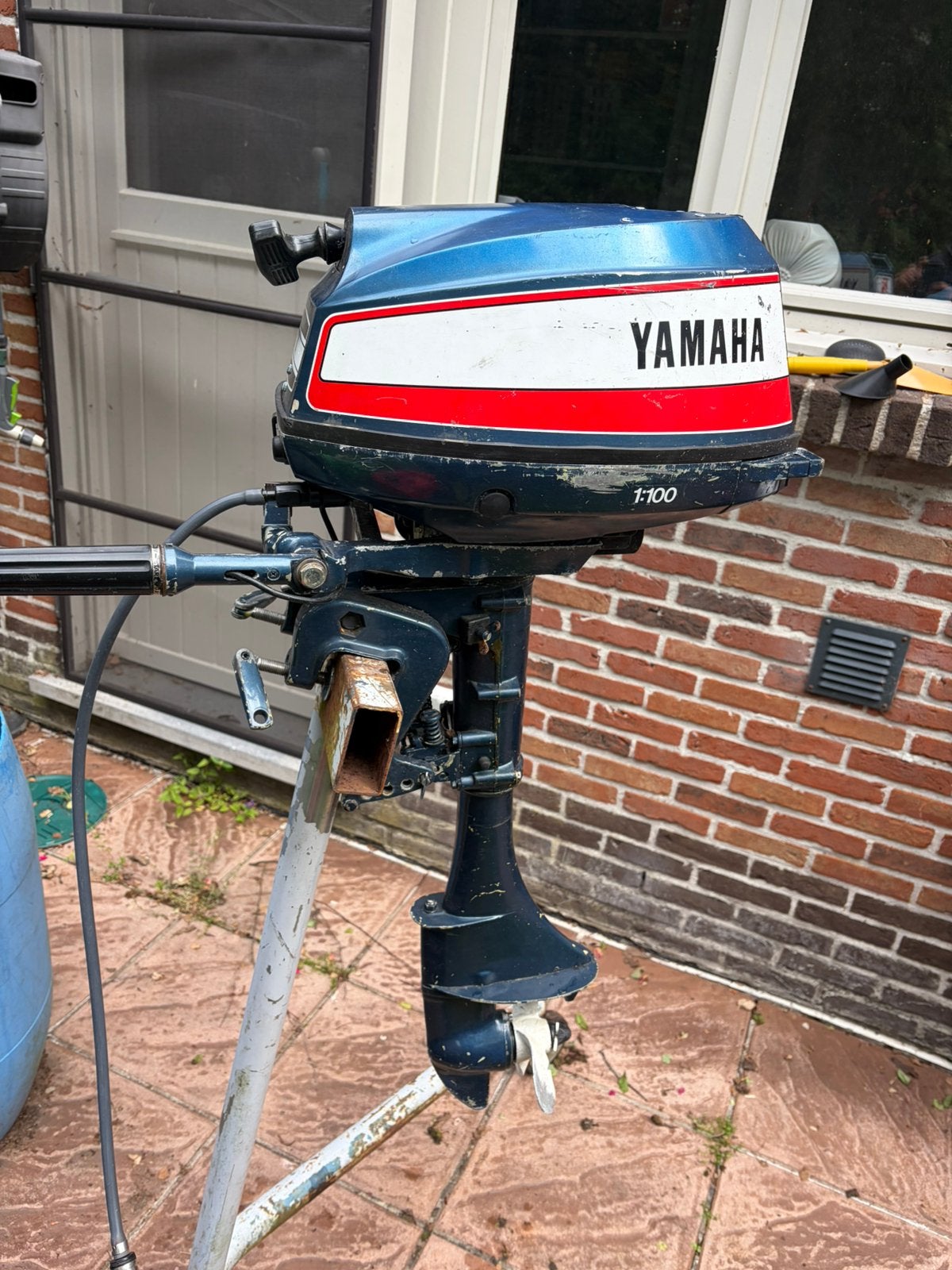 Yamaha 5 pk kortstaart luchtgekoeld, Ophalen, 5 tot 10 pk, Zo goed als nieuw, Buitenboordmotor