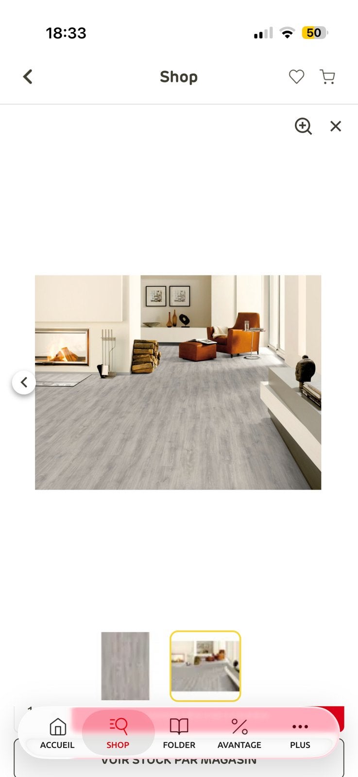 Parquet stratifié chêne gris, Huis en Inrichting, Stoffering | Vloerbedekking, Ophalen, Zo goed als nieuw, Grijs, Parket