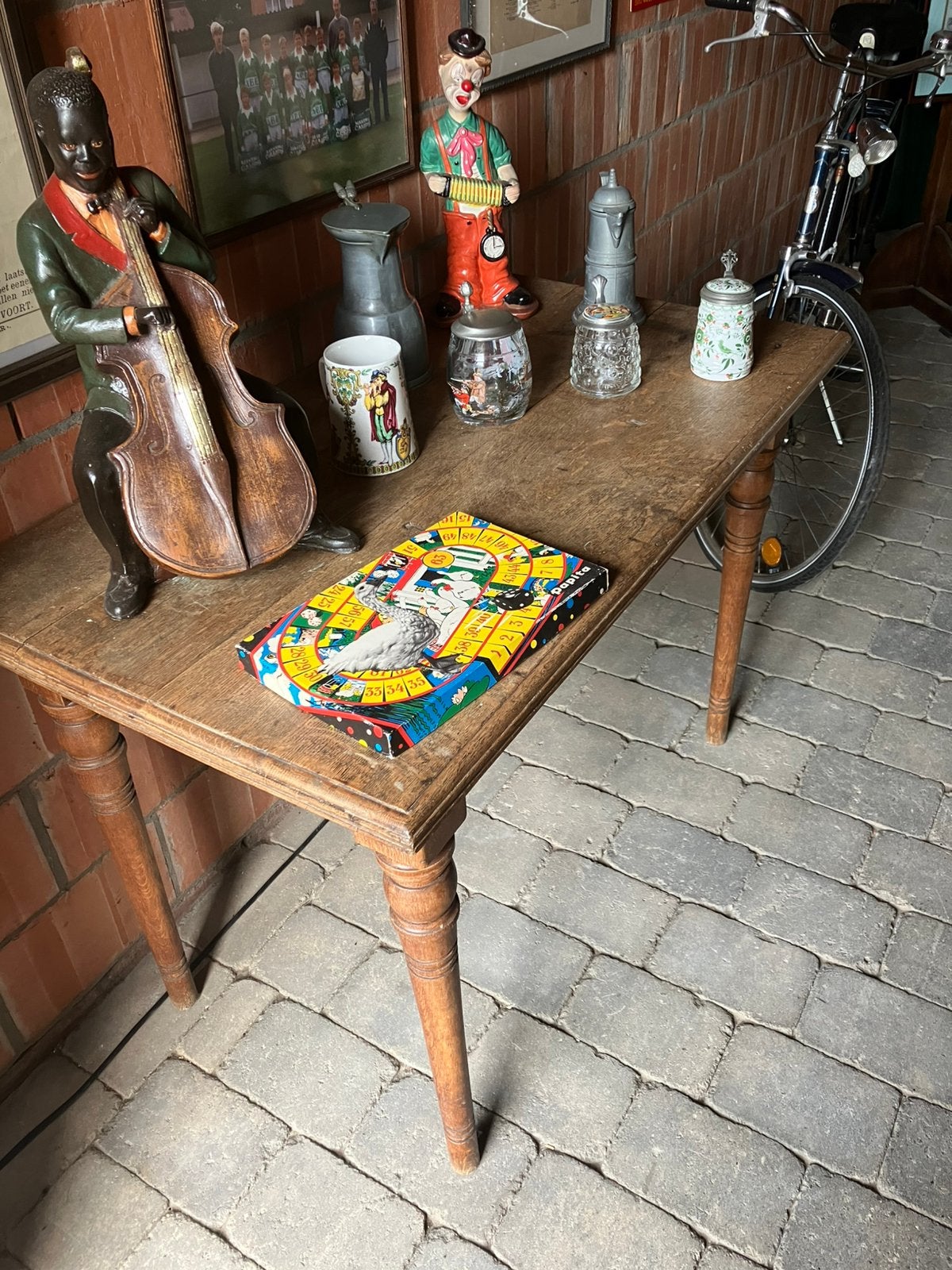 Cafe tafeltje in eik., Ophalen
