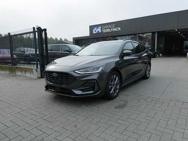 Ford Focus Break 1.0 i MHEV 125pk Automaat ST-Line Luxe, Autos, Focus, Argent ou Gris, Achat, Euro 6