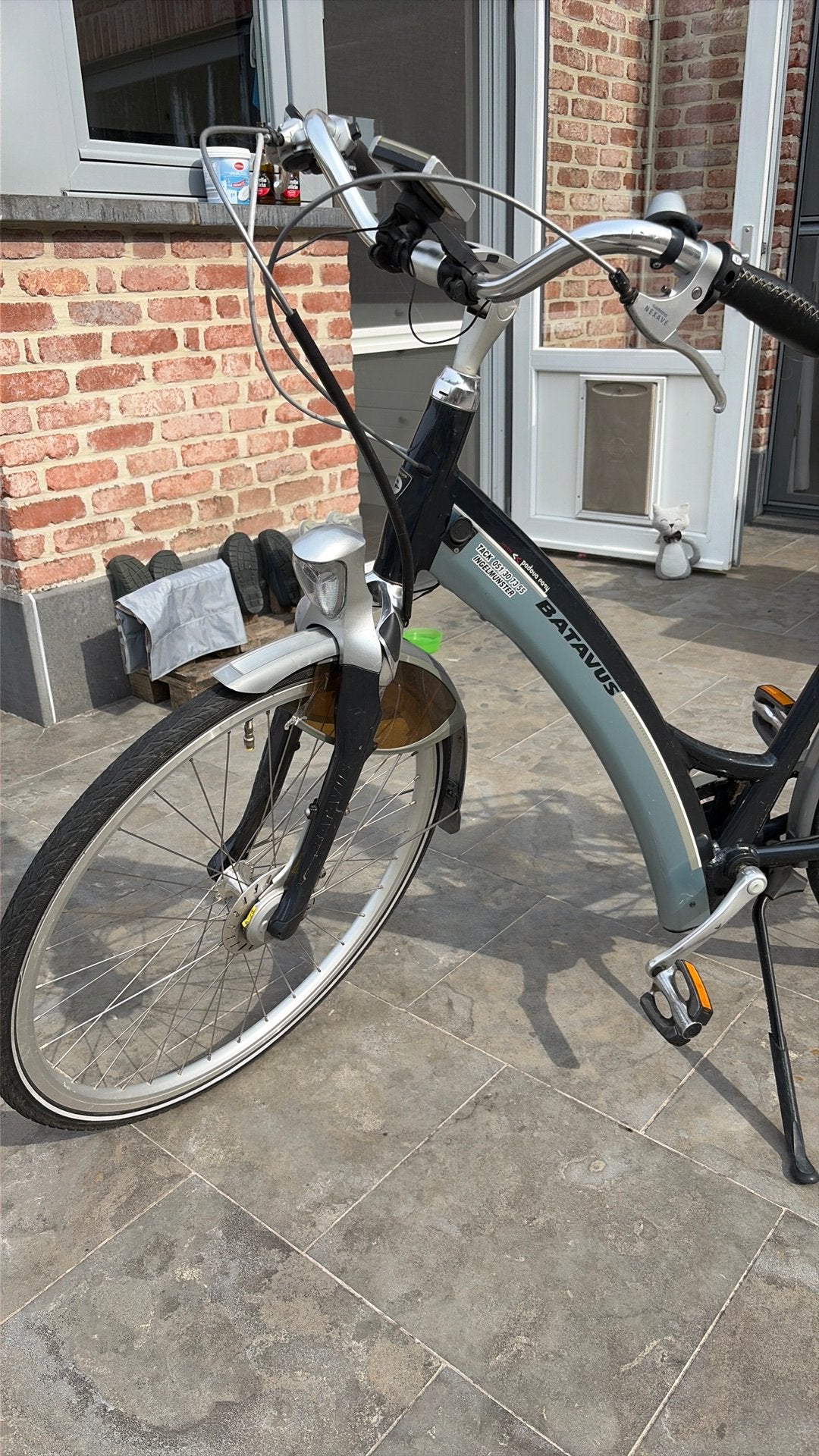 Damesfiets batavus elektrisch GRATIS, Ophalen, Minder dan 30 km per accu, Gebruikt, Batavus