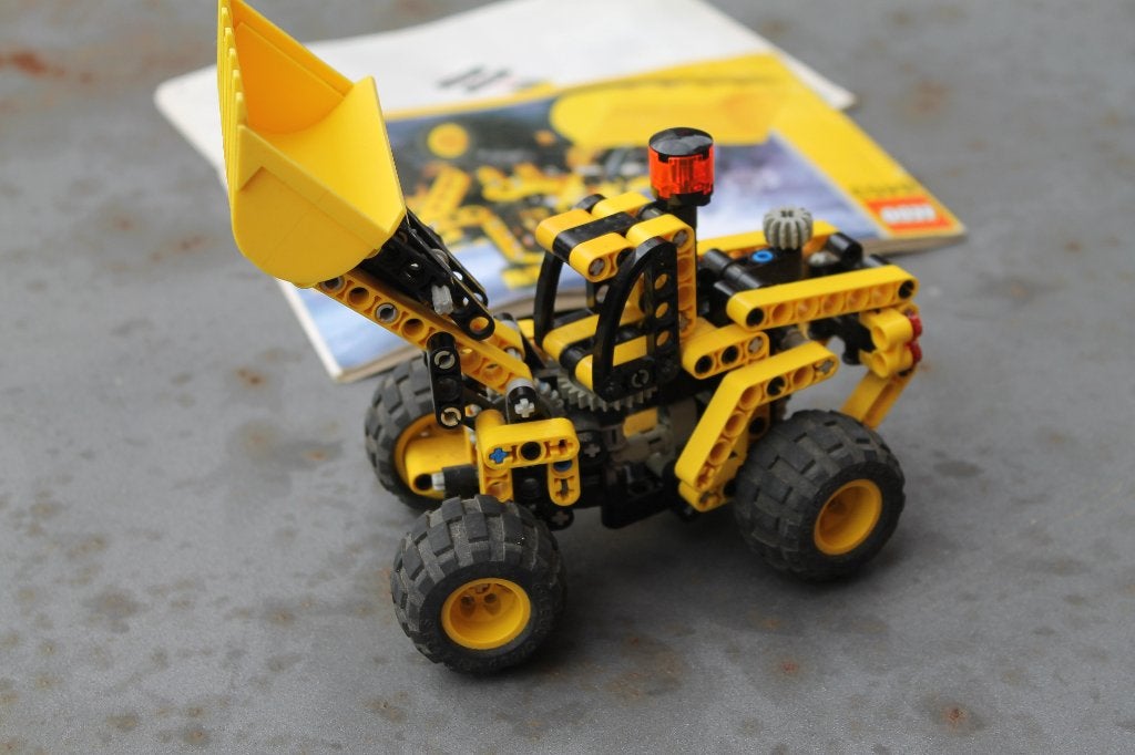 LEGO 8453 Technic Front-End Loader, Enlèvement ou Envoi, Lego, Ensemble complet, Instructions incluses