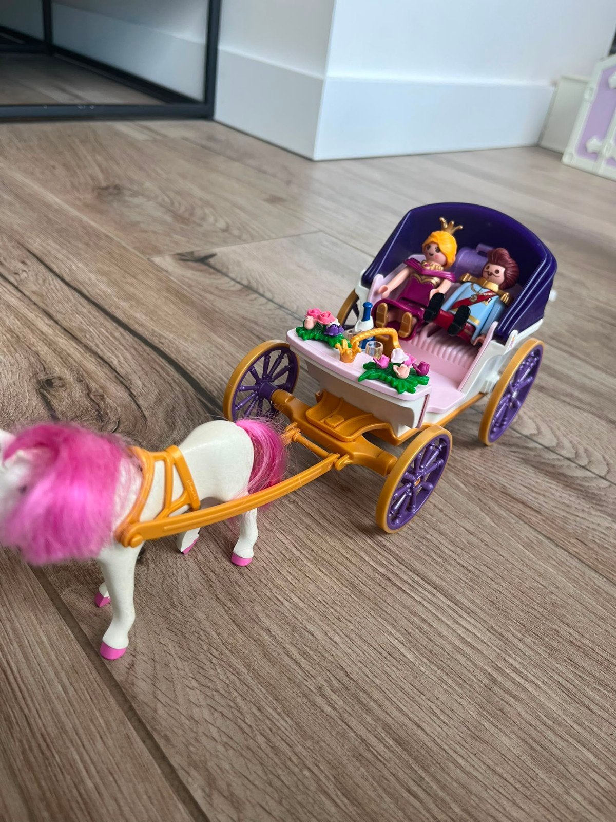 Playmobil Kleine kavel - Prinsessenkoets, Ophalen of Verzenden, Gebruikt, Overige typen