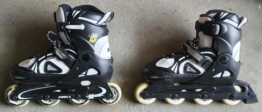 Rollers Xpulse PowerFlex FastGrip ABEC3, Rollers 4 roues en ligne, Réglable, Utilisé, Femmes