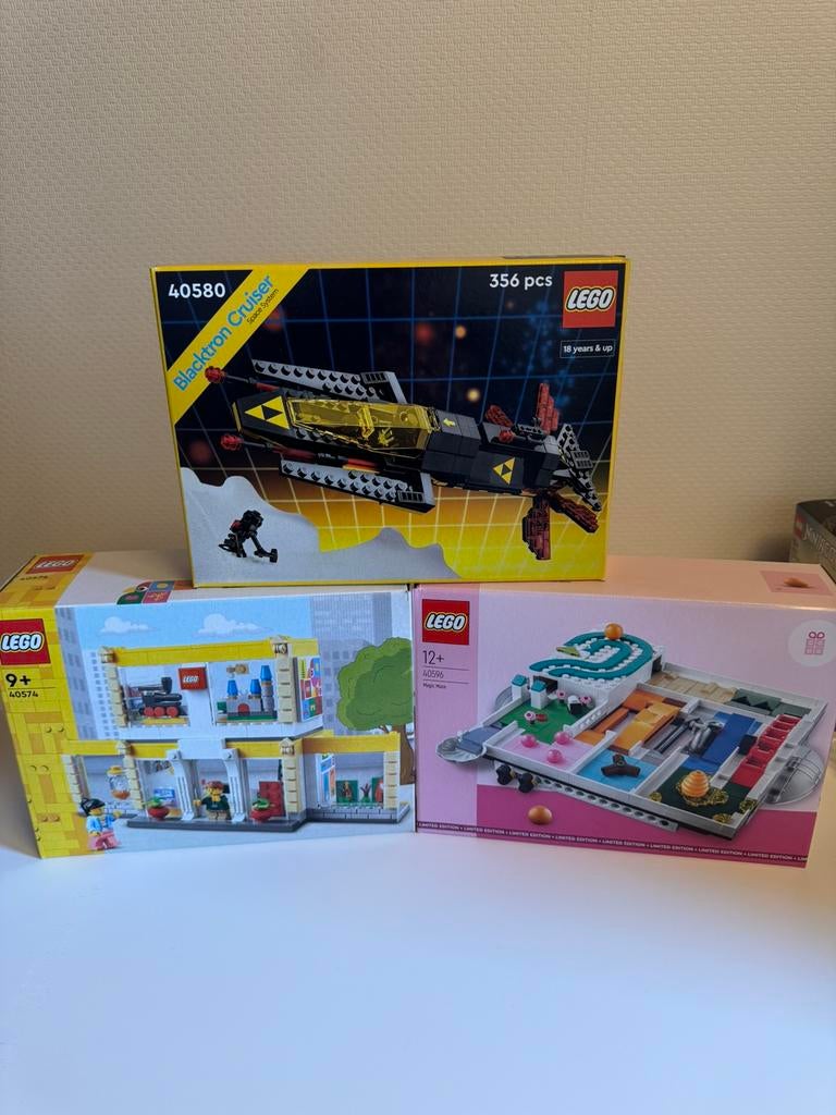 Lot lego 40580,40596 en 40574 nieuw en sealed, Ophalen, Zo goed als nieuw, Lego