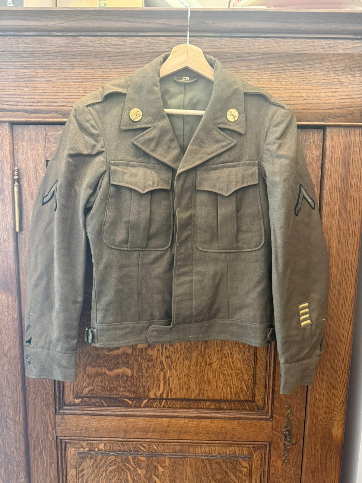 US WW2 ike jacket 34R, Ophalen of Verzenden