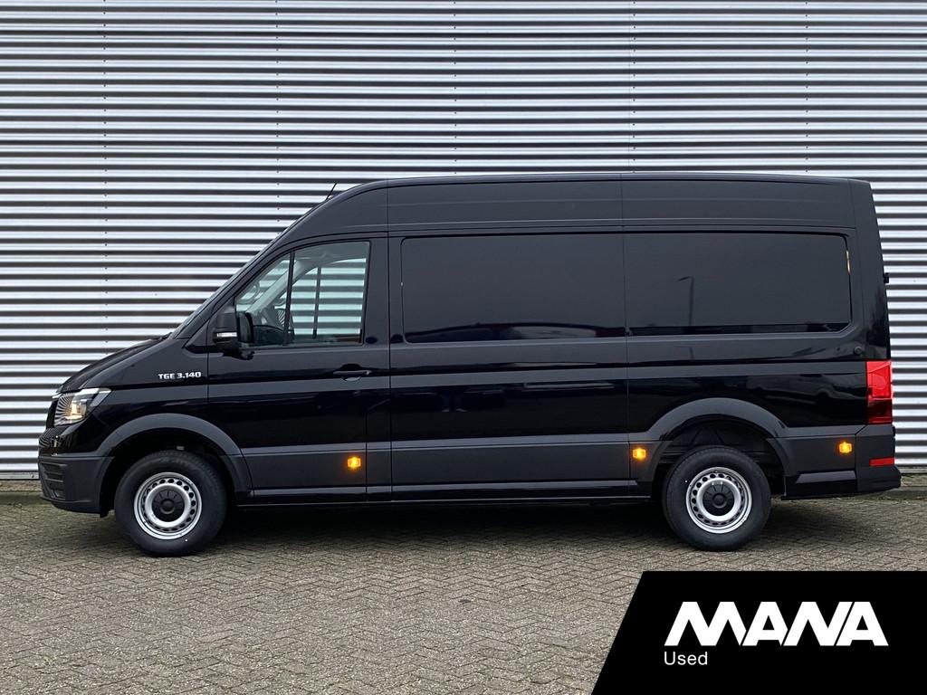 MAN TGE 3.140 L3H3 Automaat 140PK Zwart NIEUW MODEL Cruise c, Auto's, Stof, Zwart, Zwart, Bedrijf