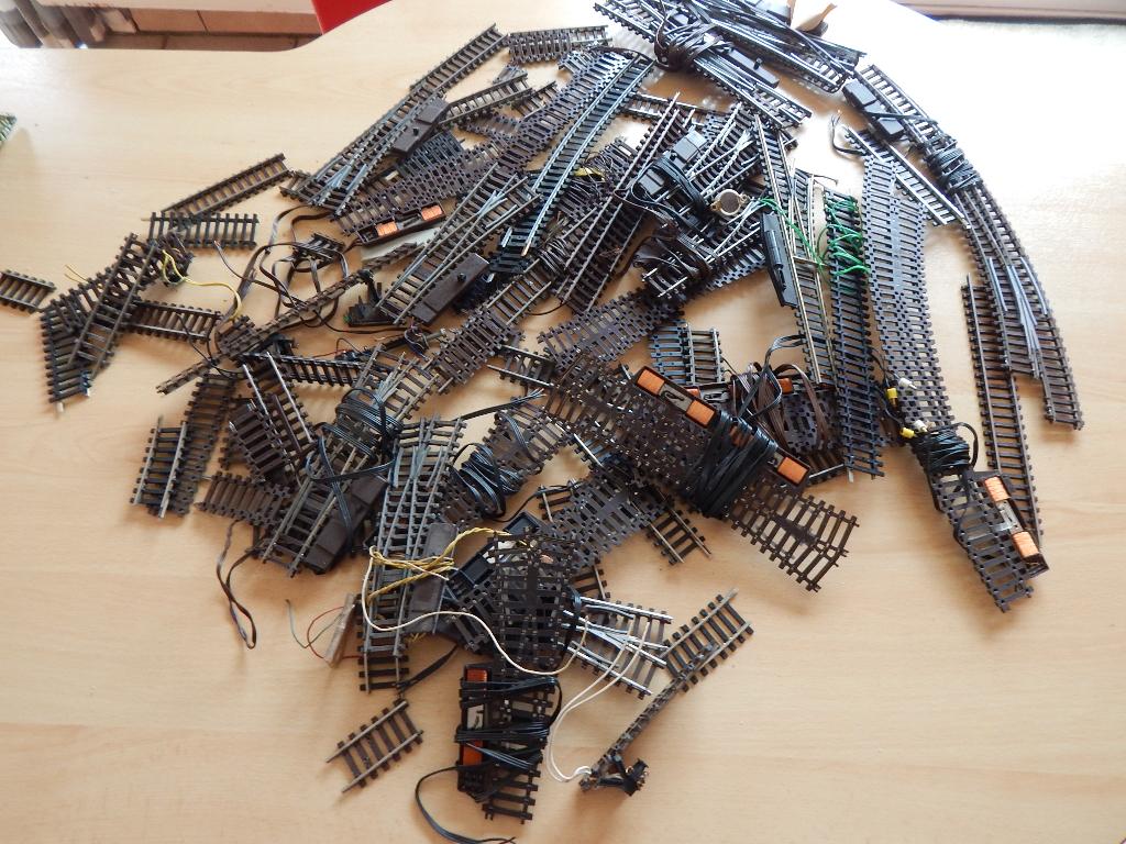 KLeinbahn lot Rails met wissels, Hobby en Vrije tijd, Modeltreinen | H0, Overige merken, Gebruikt, Gelijkstroom, Rails