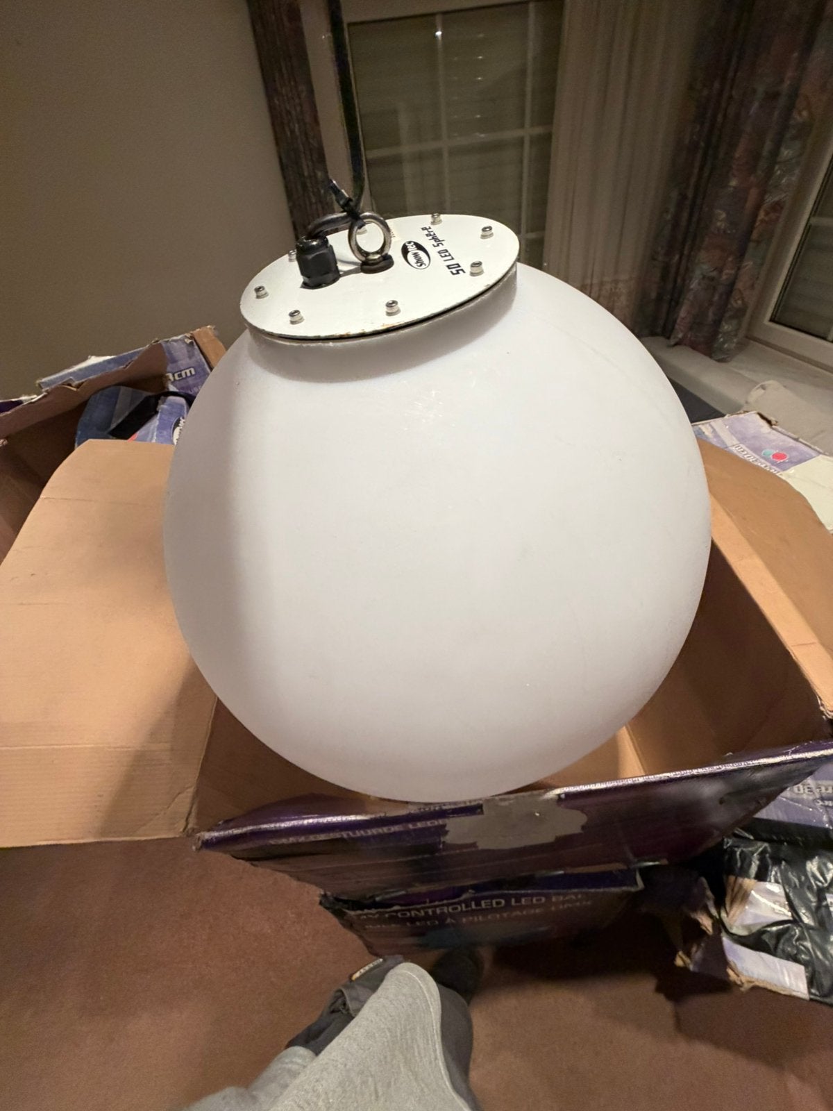 Showtec Led Sphere 12x 30cm 6x 50cm + controllers, Ophalen, Zo goed als nieuw