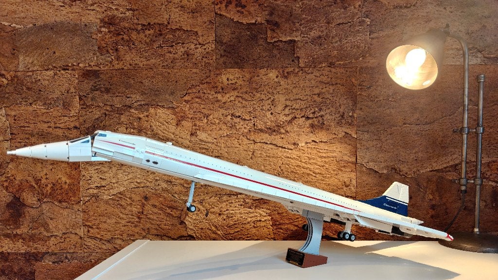 LEGO Icons Concorde 10318 – gebouwd & compleet, 1:144 tot 1:200, Zo goed als nieuw, Vliegtuig, Ophalen