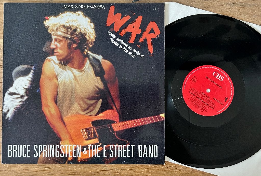 BRUCE SPRINGSTEEN - War / Incident on 57th St. ( 12#; NMINT), CD & DVD, Coffret, 12 pouces, Enlèvement ou Envoi, Comme neuf