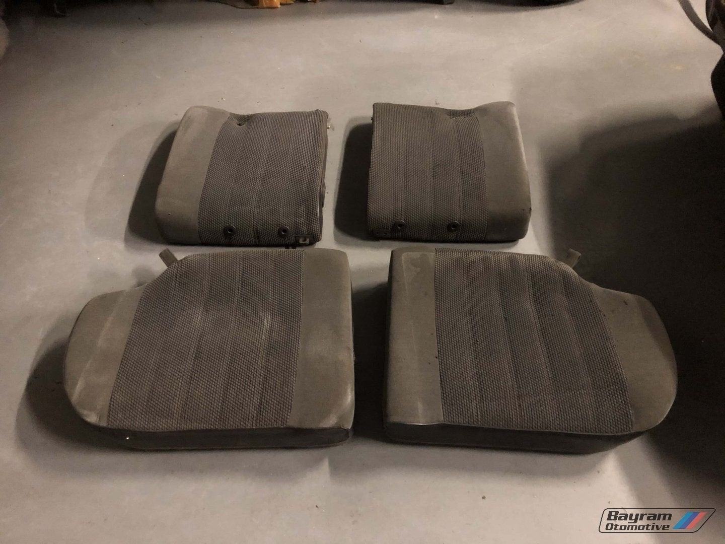Bmw E30 Touring achterbank delen hoofdsteunen grijs 3-serie, -, -, -