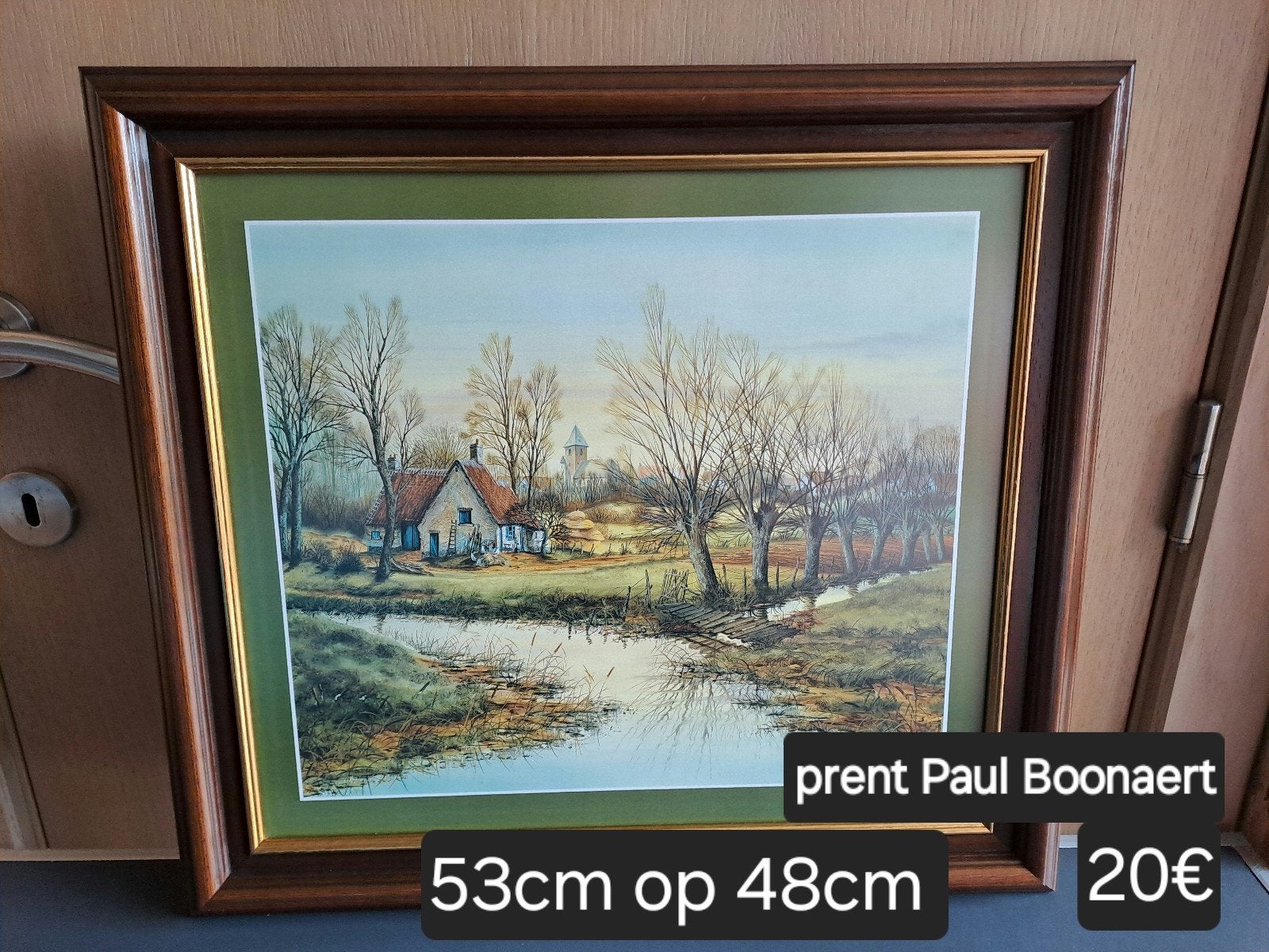 Prent Paul Boonaert, Enlèvement