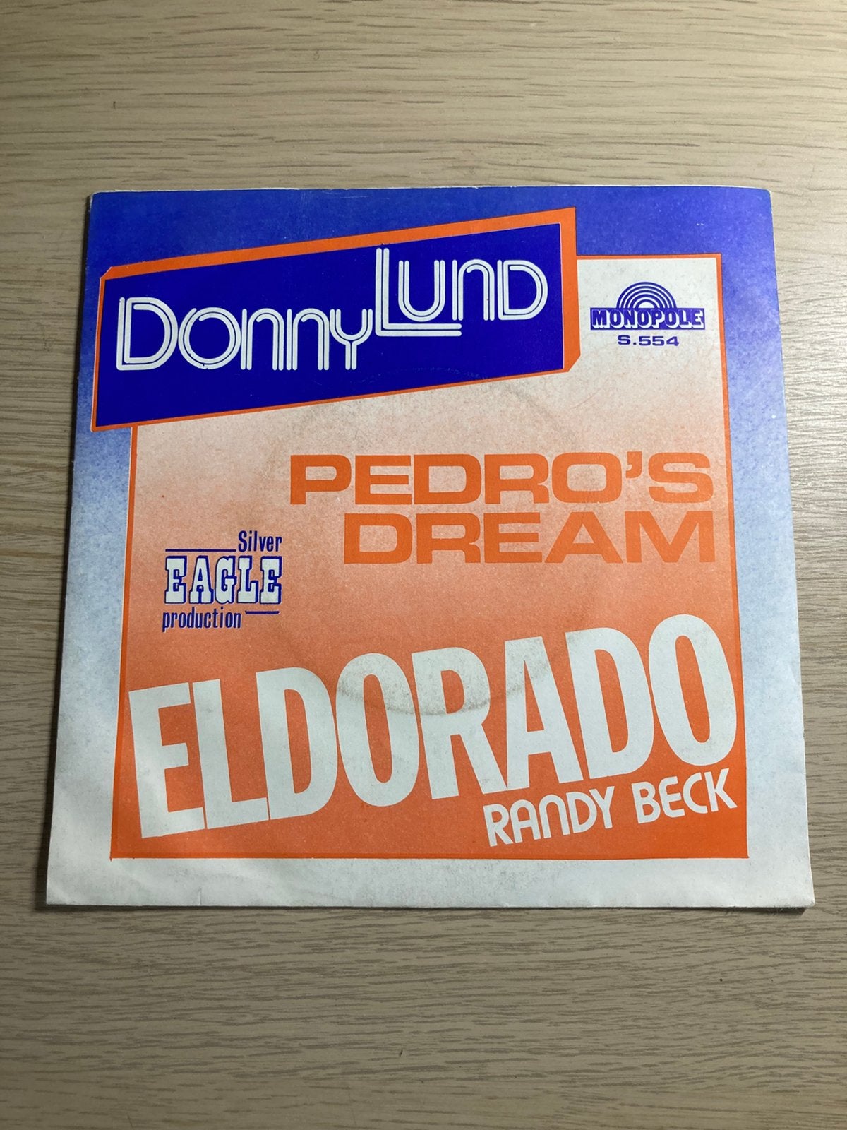 Donny lund - eldorado /pedro  s dream, Ophalen, Zo goed als nieuw