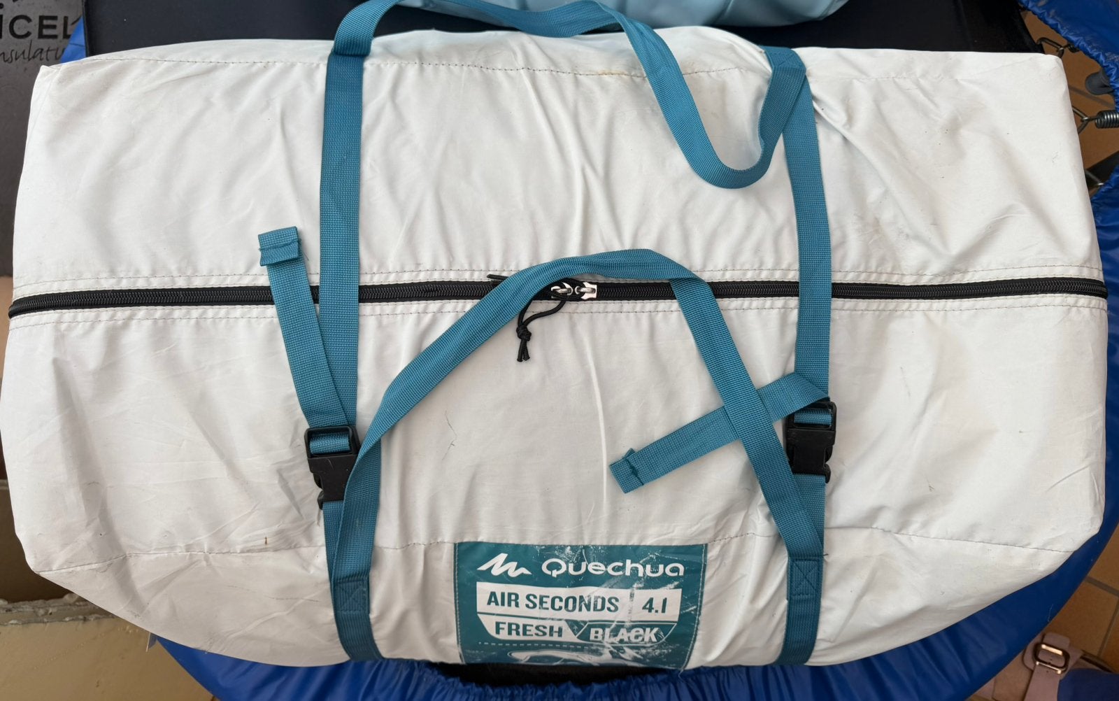 TENT- Quechua Air Seconds 4.1 Fresh & Black, Enlèvement ou Envoi, Comme neuf