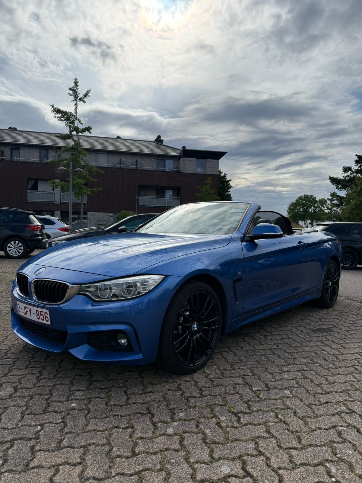 Bmw 428i cabrio, Auto's, Automaat, 4 zetels, Cabriolet, Blauw