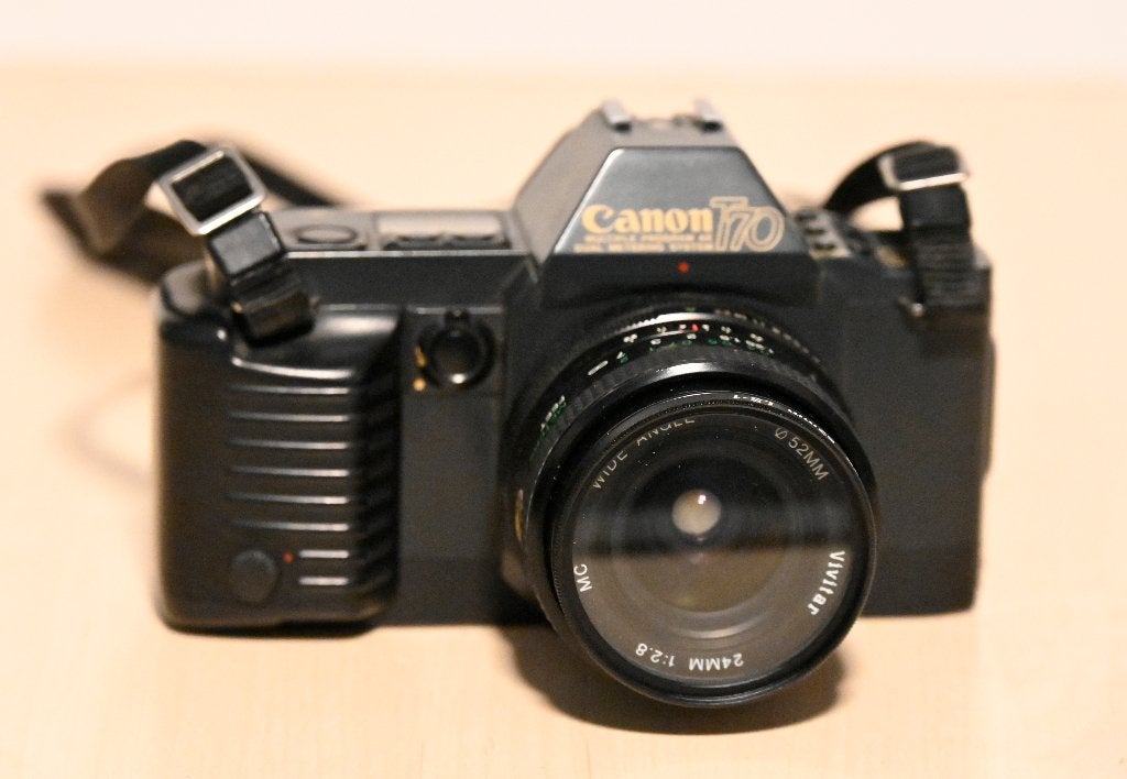 Appareil photo Canon T70 avec objectif 35-70 mm, Enlèvement ou Envoi, Utilisé, Reflex miroir, Canon