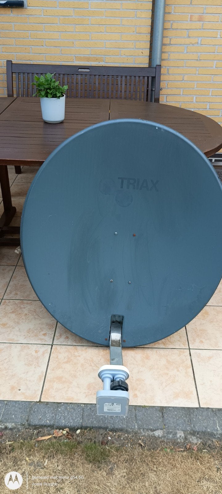 Schotelantenne, Ophalen, (Schotel)antenne