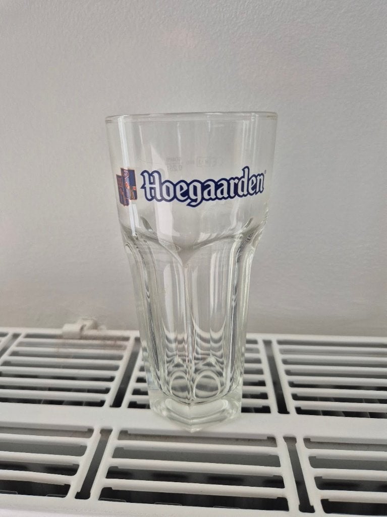 Hoegaarden glas, Verzamelen, Ophalen of Verzenden, Zo goed als nieuw