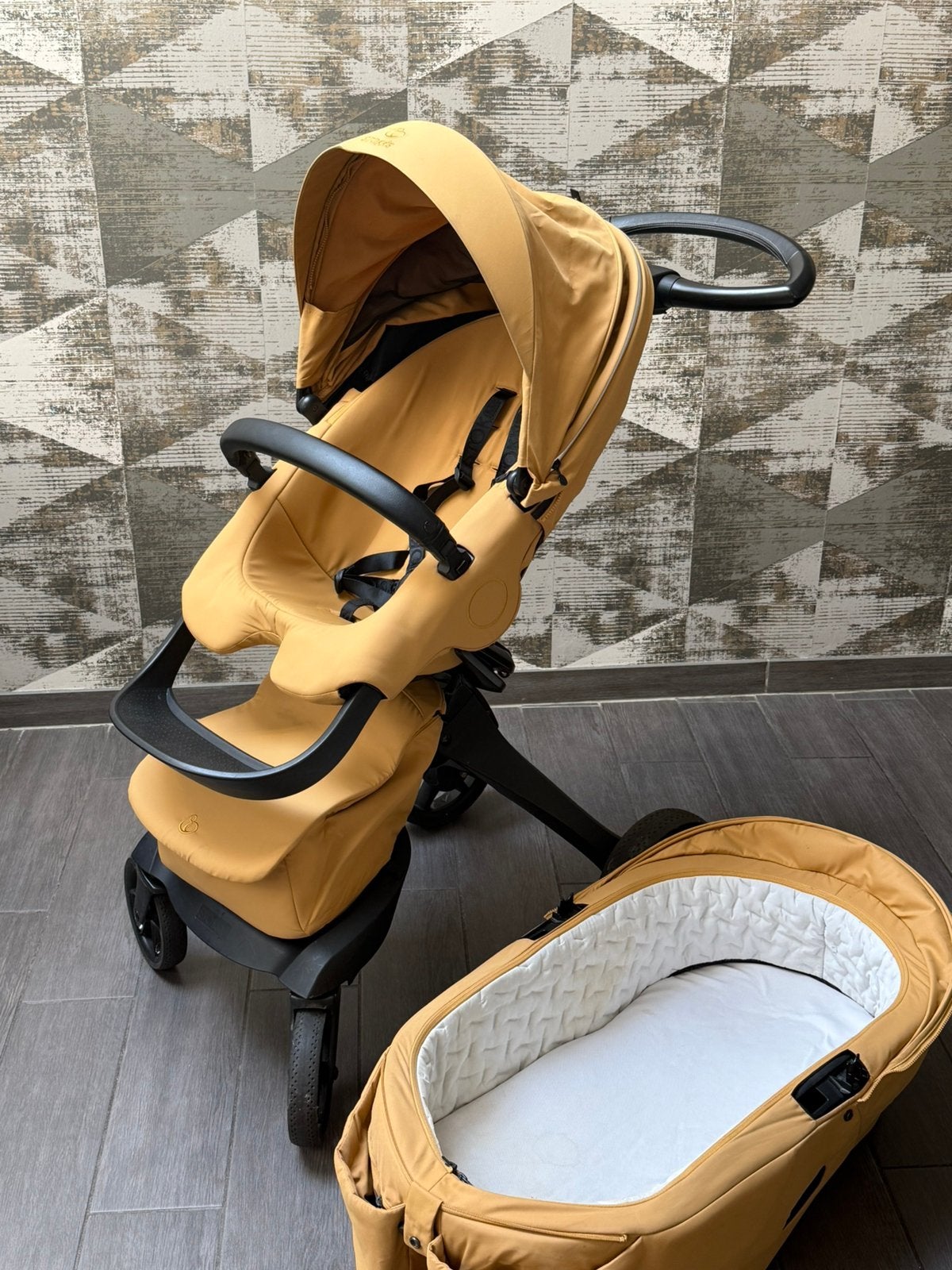 Stokke xplory x golden yellow, Kinderen en Baby's, Ophalen, Zo goed als nieuw