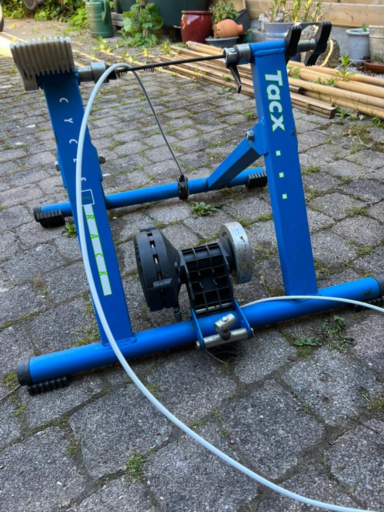 TACX cycletrack fietstrainer, Ophalen, Gebruikt