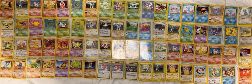 Cartes Pokémon 72 pièces, Enlèvement, Comme neuf, Plusieurs cartes
