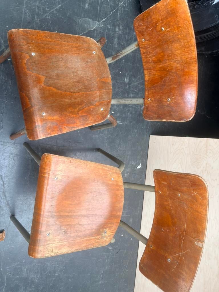 Stoelen 2 stuks, Huis en Inrichting, Ophalen, Gebruikt, Bruin, Eén