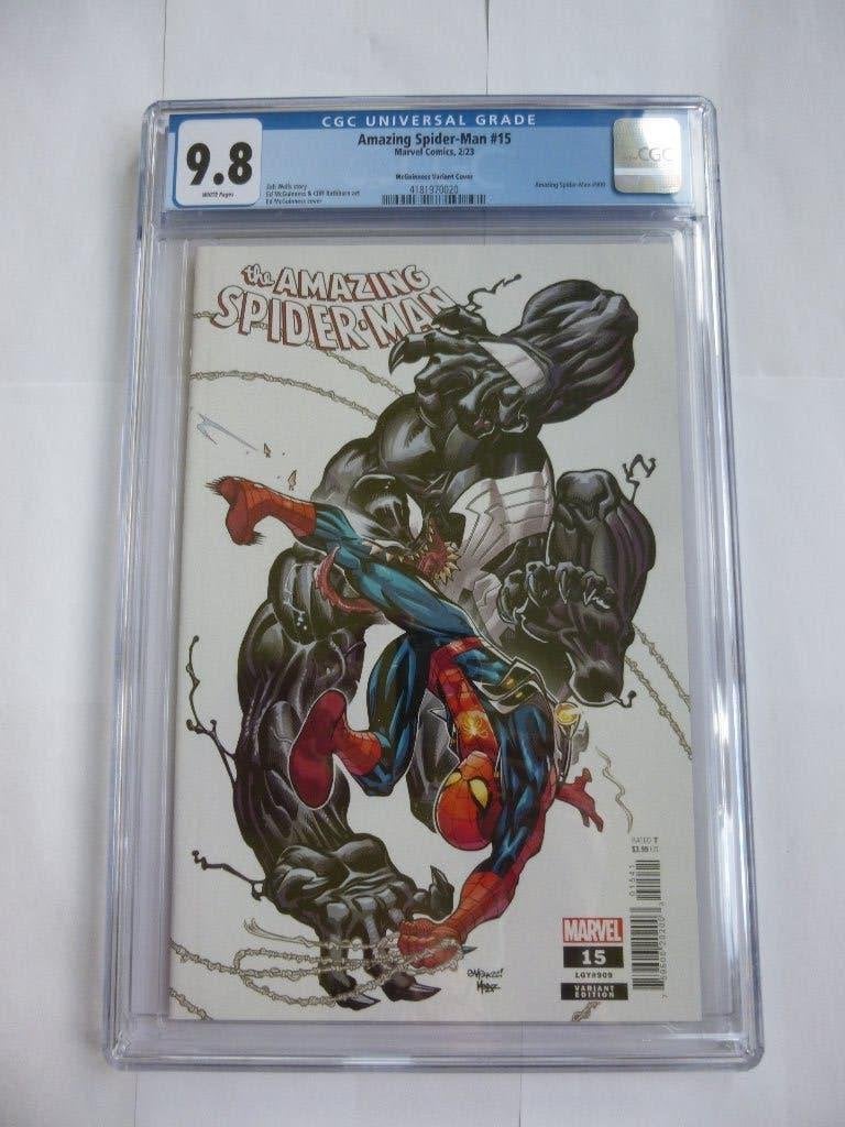 MARVEL THE AMAZING SPIDERMAN#15#909 CGC 9.8 GRADED UIT 2023, Boeken, Strips | Comics, Nieuw, Eén comic, Amerika, Ophalen of Verzenden