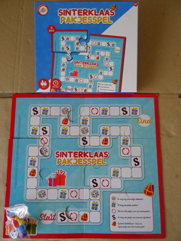 Sinterklaas pakjesspel Toy Universe Sinterklaas spel 2001, Hobby en Vrije tijd, Gebruikt, Onbekend, Ophalen of Verzenden, Toy Universe