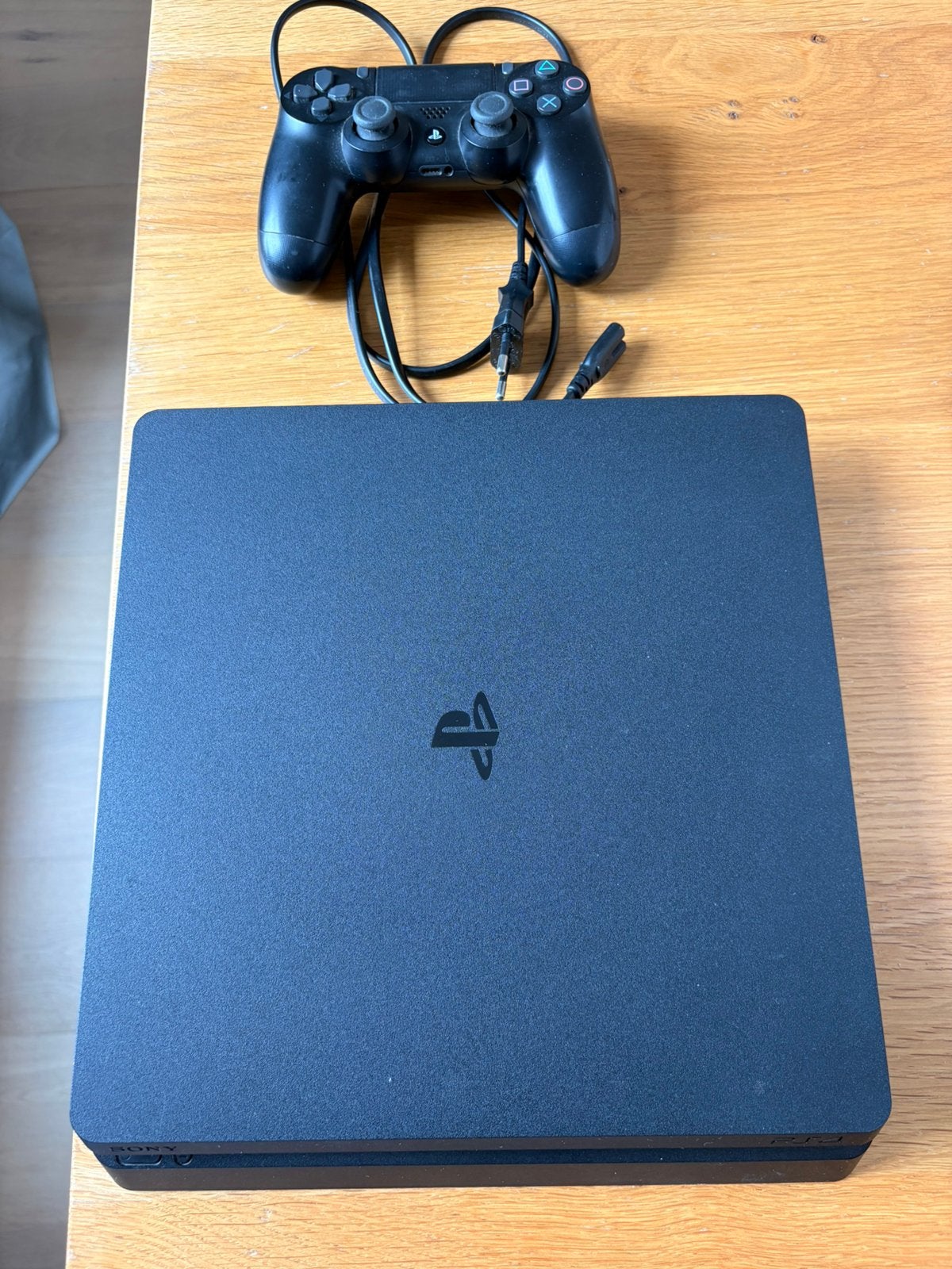 PS4 slim 500G + controller + 10 spellen, Ophalen, Met 1 controller, Slim, 500 GB