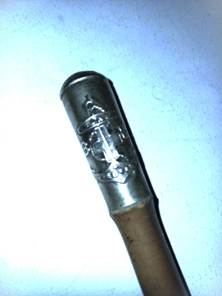 militaria anglais stick en bambou  armoirie au bout, Enlèvement ou Envoi, Armée de terre, Autres types