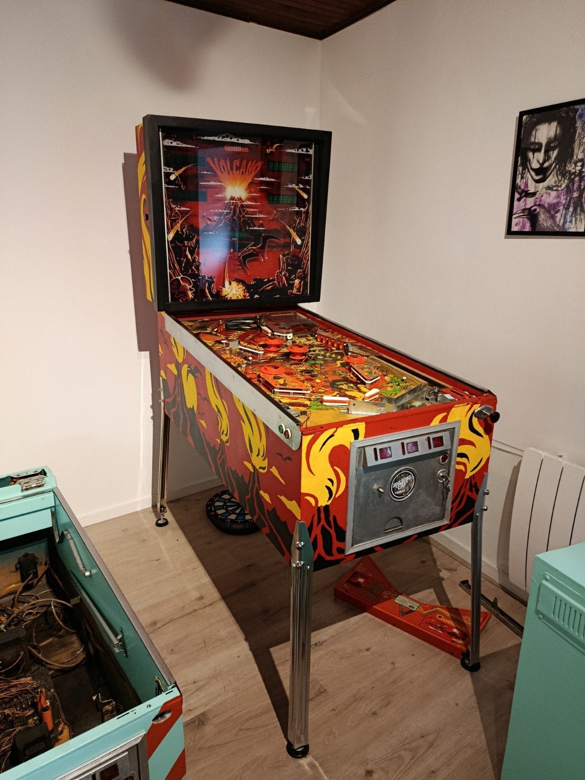 flipper Gottlieb volcano, Collections, Flipper (jeu), Enlèvement, Électronique, Gottlieb