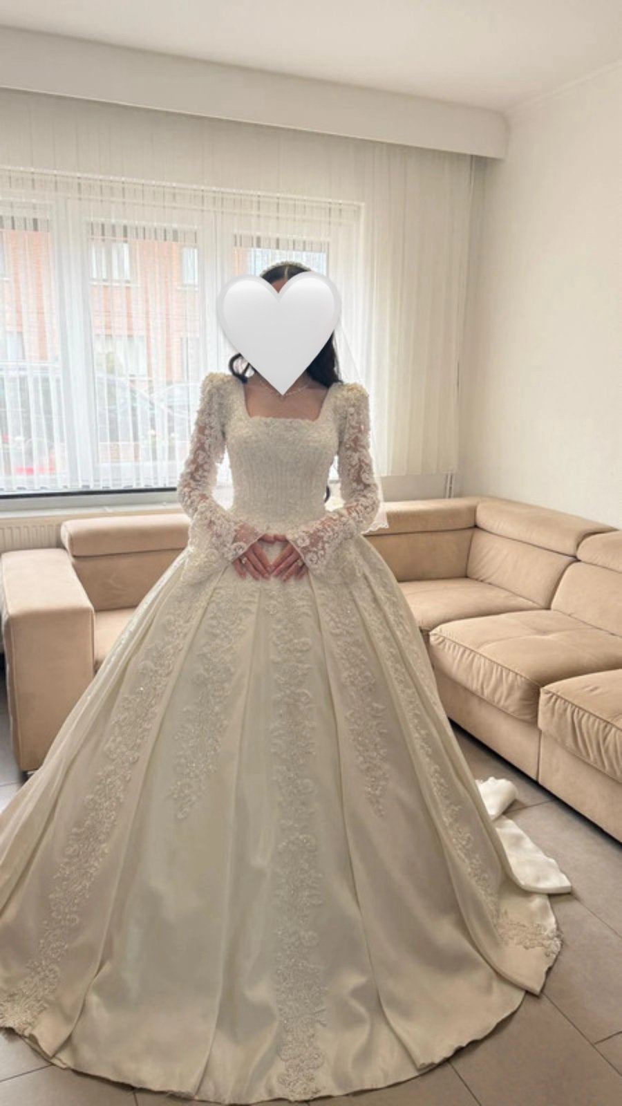 Bruidsjurk, Vêtements | Femmes, Vêtements de mariage & Accessoires de mariage, Enlèvement ou Envoi, Comme neuf, Blanc, Robe de mariée