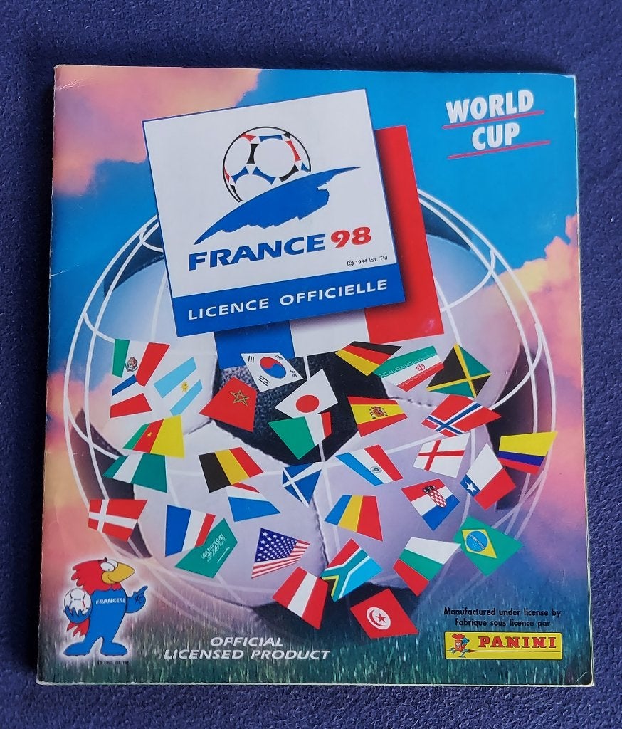 Panini sticker album voetbal 'WK France 1998 ' -volledig-, Ophalen of Verzenden, Zo goed als nieuw, Meerdere stickers