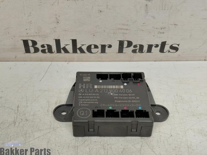 Module verrouillage central des portes d'un Mercedes E-Klass, -, 3 mois de garantie, Utilisé, -
