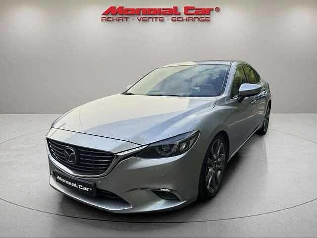 Mazda 6 2.2 D Skyactiv Skycruise*Navi*Cuir*Full carnet, Autos, Mazda, 127 kW, Argent ou Gris, Achat, Entreprise