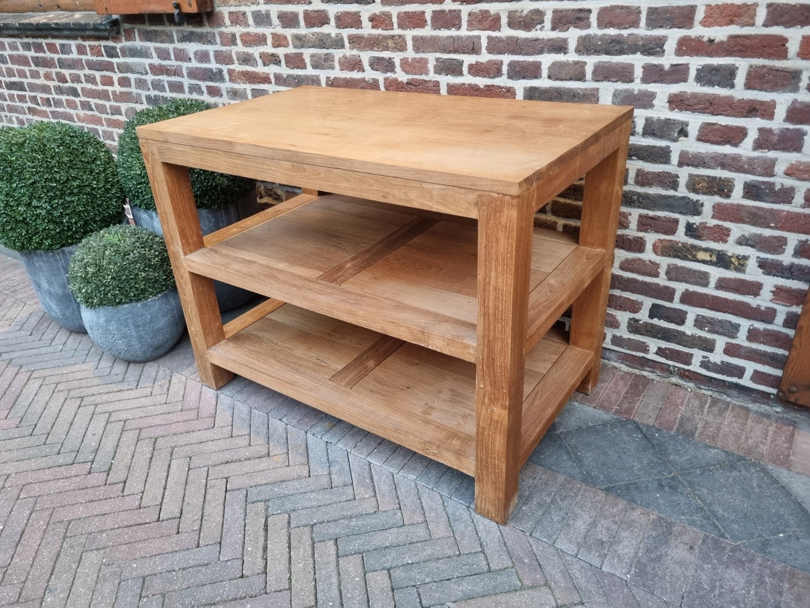 teak bijzettafel ART:, Ophalen, ., ., 75 cm of meer