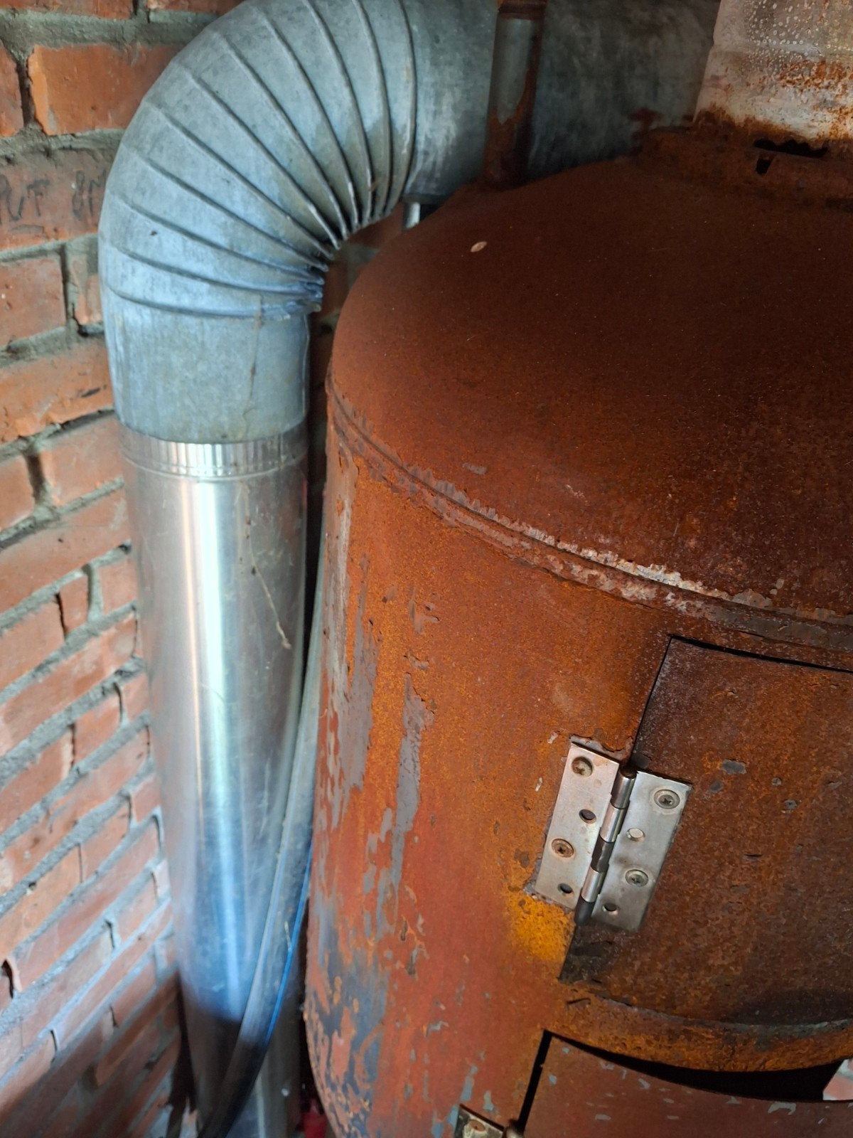 houtkachel met oven, Ophalen, Gebruikt