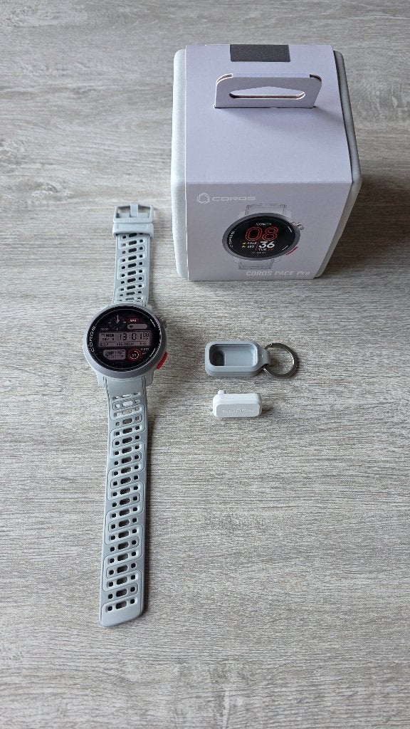 Coros Pace Pro (garantie 2027), Gris, Avancer d'un pas, Comme neuf, Enlèvement