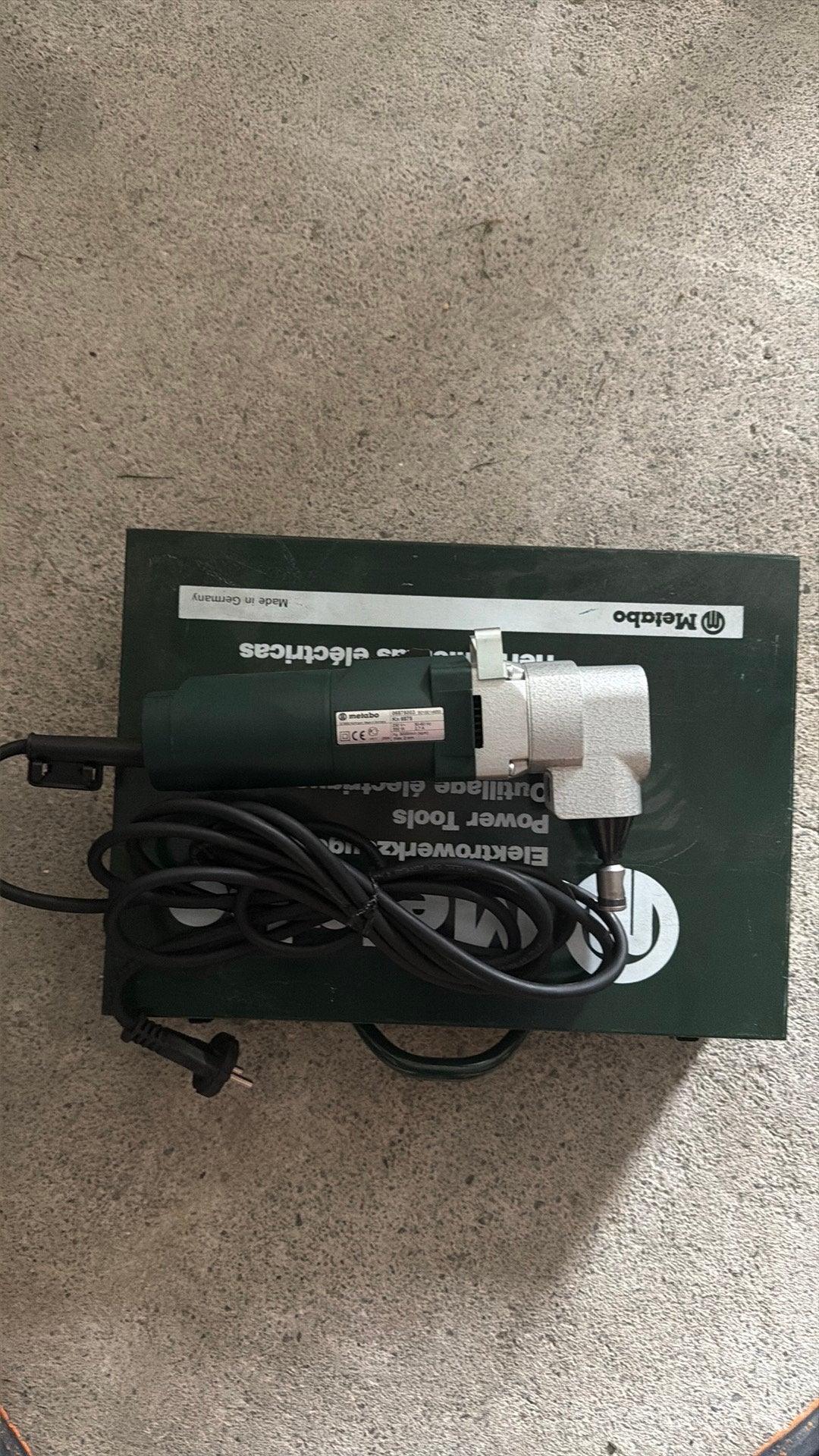 Nieuw, Metabo KN 6875 plaatschaar, Ophalen of Verzenden