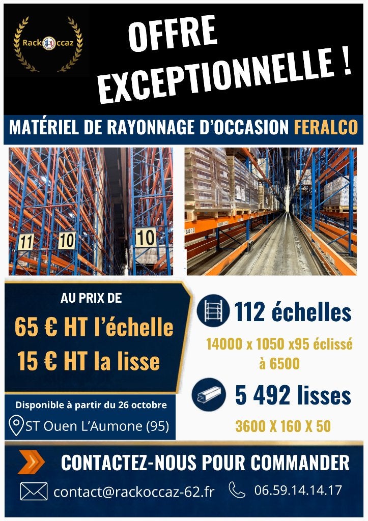 Rack Feralco, Articles professionnels, Enlèvement ou Envoi