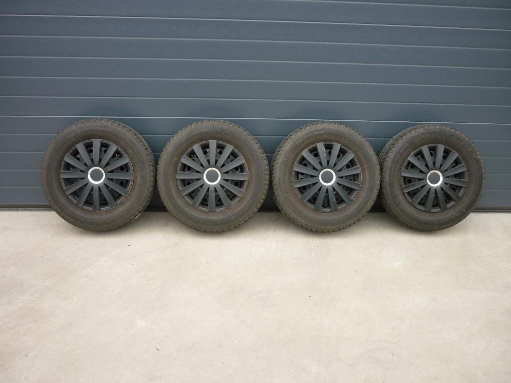 All Season banden Good Year 215/70 r16 met velgen, Ophalen, 16 inch, All Season, Band(en)