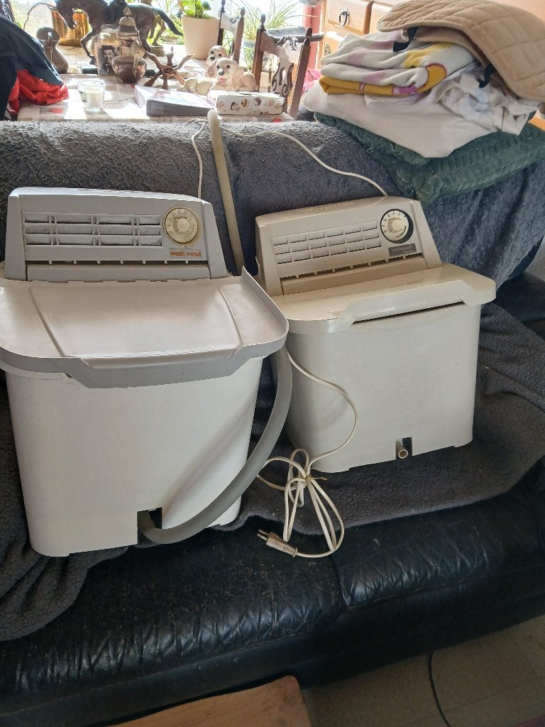 Mini  was wasmachine camping, Elektronische apparatuur, Wasmachines, Minder dan 4 kg, Ophalen, Zo goed als nieuw, Bovenlader