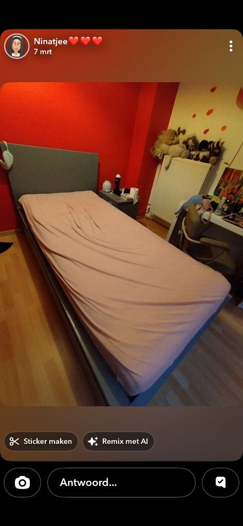 Eenpersoonsbedden (2) inclusief matrassen, Ophalen, 90 cm, Eenpersoons, 210 cm
