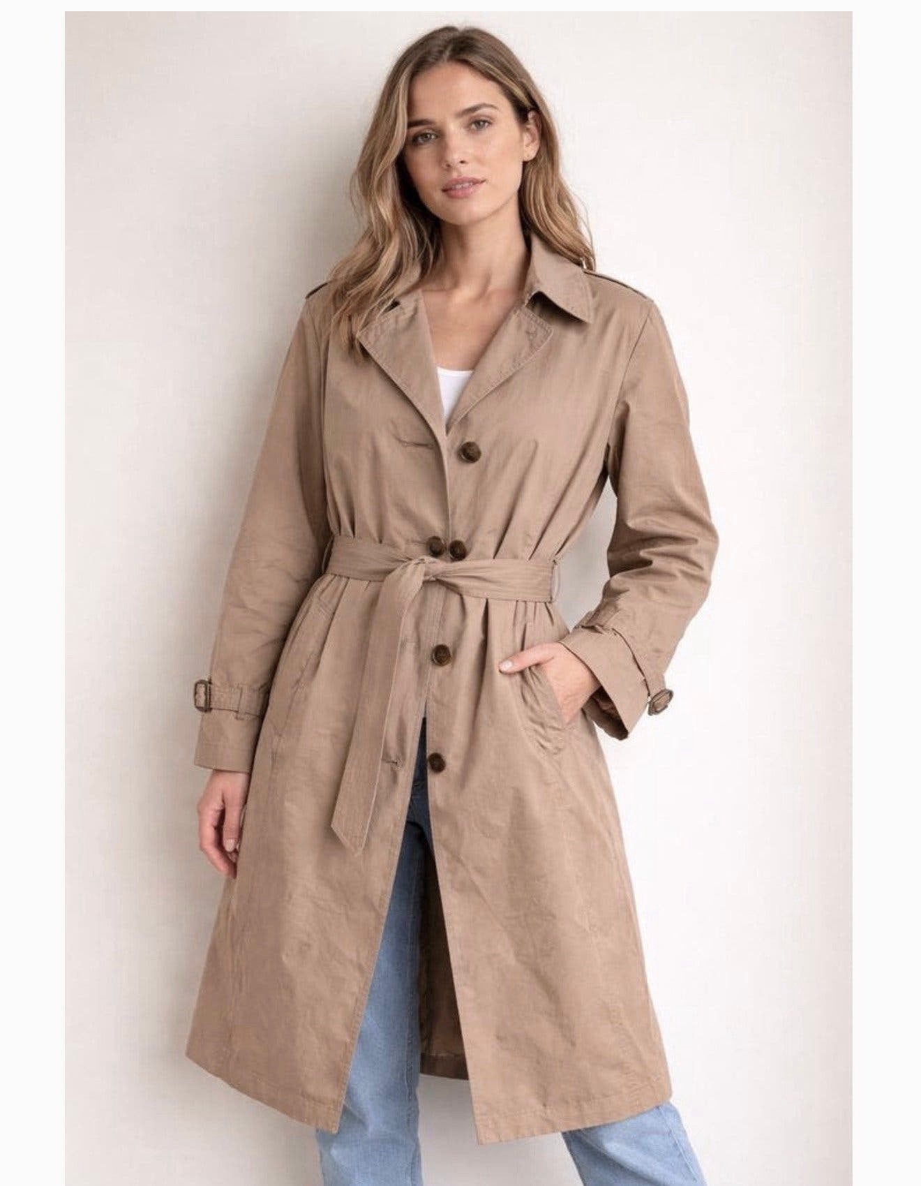 London Fog Trench-coat vintage femme, veste beige, taille L, Vêtements | Femmes, Enlèvement ou Envoi, Comme neuf, Taille 42/44 (L)